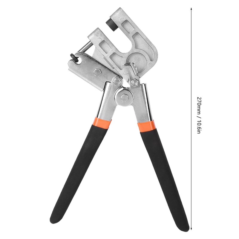 Hyuduo Stud Crimper Pliers, Hand held Alloy Steel Connection Specification Approx 270mm Hand Tool for Most Gypsum Board Work Decoration Projects - Image 3